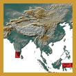 range of species Indotestudo forstenii