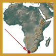 range of species Psammobates geometricus